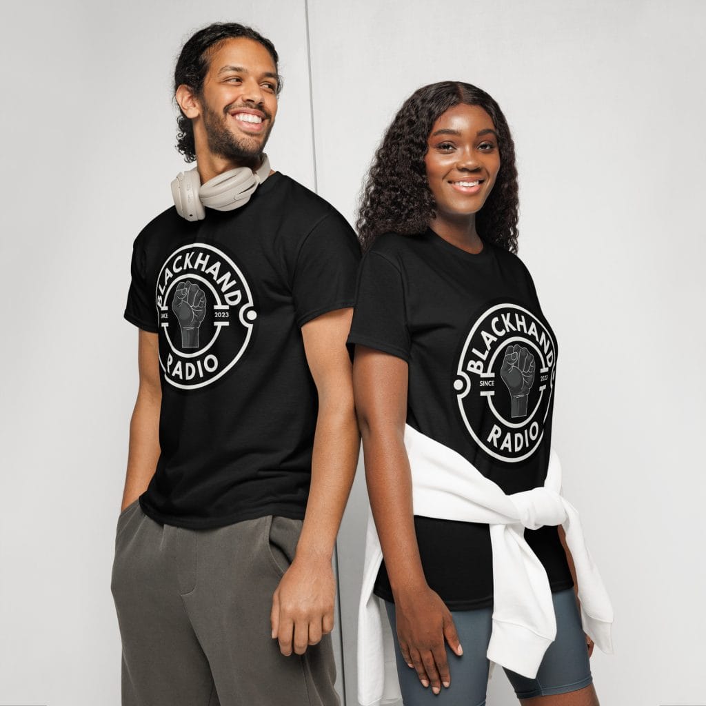 Blackhand Radio logo shirts